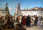 Museo Revoltella (Trieste) - La proclamazione del Porto Franco di Trieste (Cesare Dell'Acqua - 1855)
